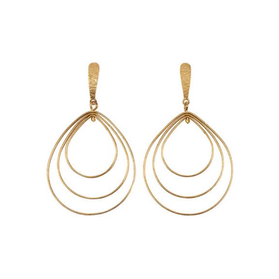 Earrings Spiral Gold 1