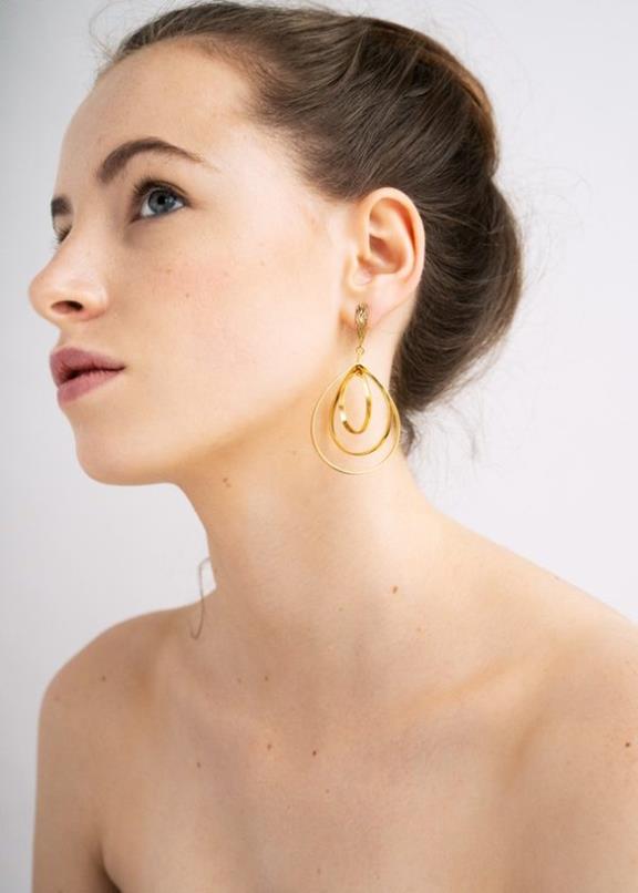 Earrings Spiral Gold 4