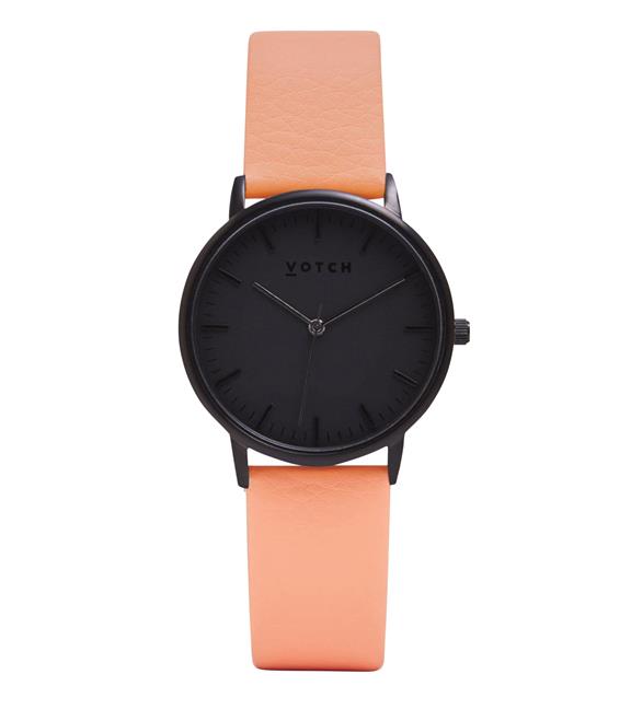Watch Moment - Black & Coral 1