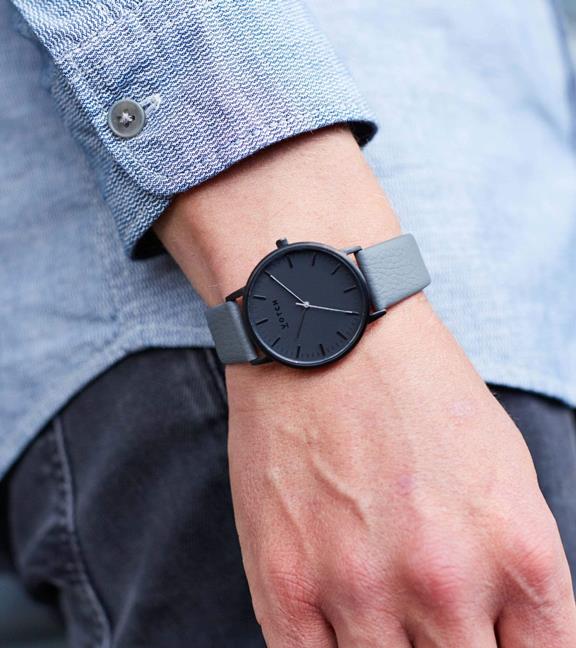 Watch Moment - Black & Slate Grey With Black 2