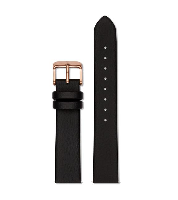 Watch Strap 18 Mm – Black And Rose Gold 1