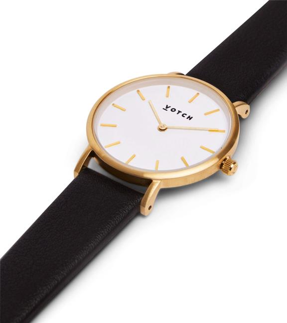 Horloge Petite Goud & Zwart - Wit 3