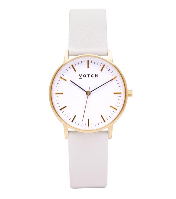 Watch Moment Gold & Off White 1
