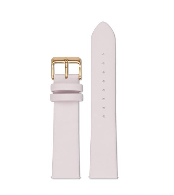Watch Strap 20 Mm - Light Grey With Gold 1