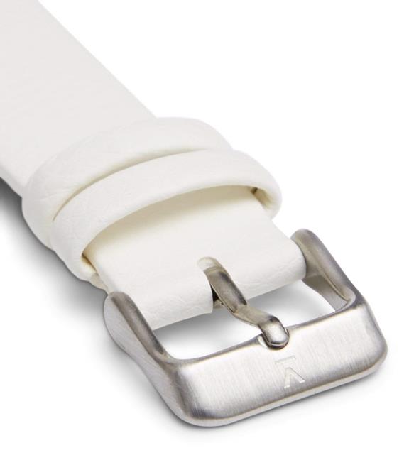 Watch Strap 18 Mm – Off White And Silver 2