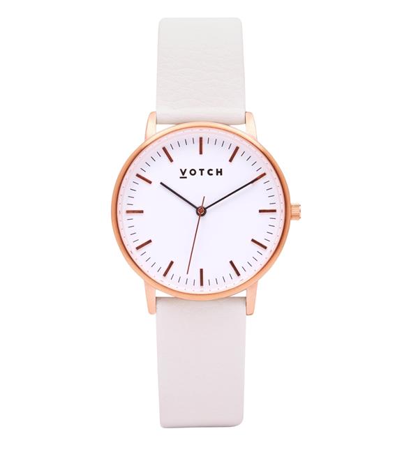 Watch Moment Rose Gold & Off White 1