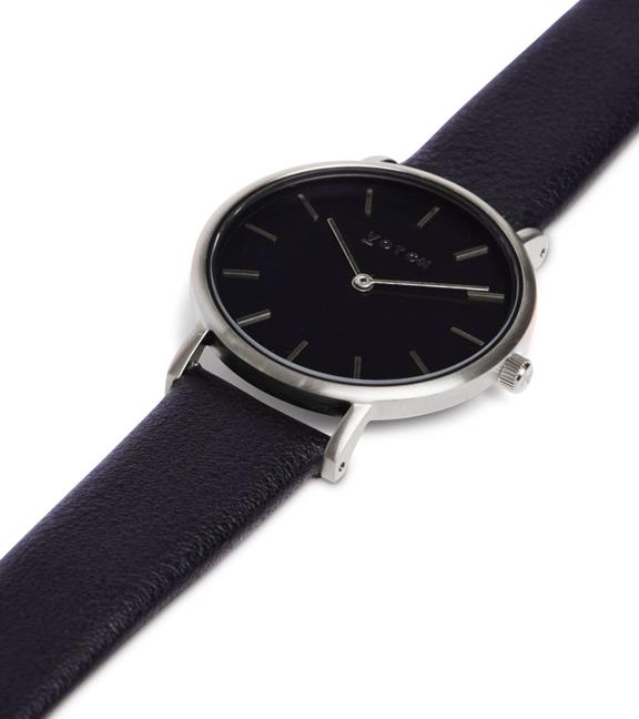 Horloge Petite Zilver, Zwart & Zwart 3