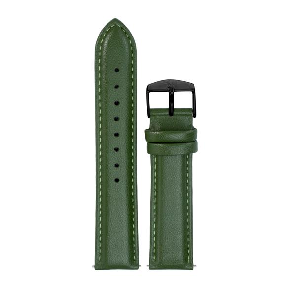 Horlogeband Cactusleer Groen/Zwart via Shop Like You Give a Damn