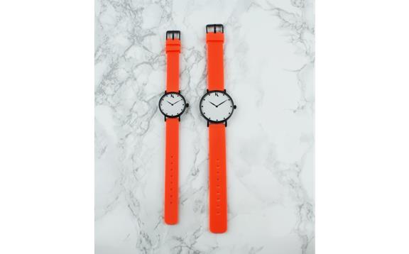Horloge Small 30 Mm Neon Oranje 4