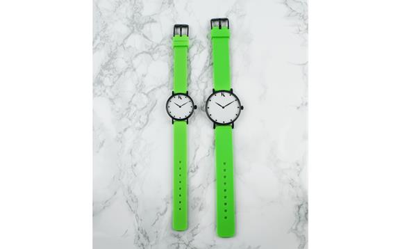 Horloge Large 38 Mm Neon Groen 4