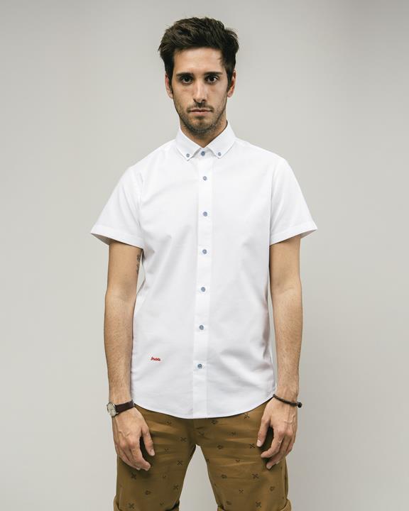 Shirt Mix Linen Santorini White 1