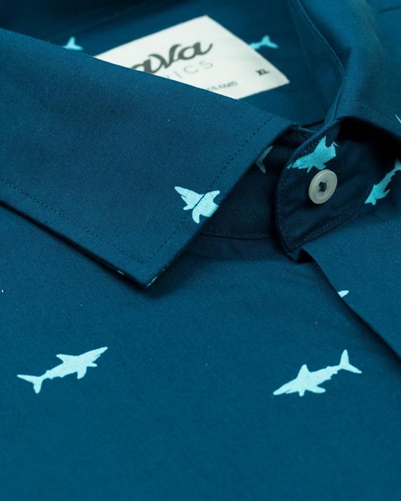 Shirt Sharks Blue 4