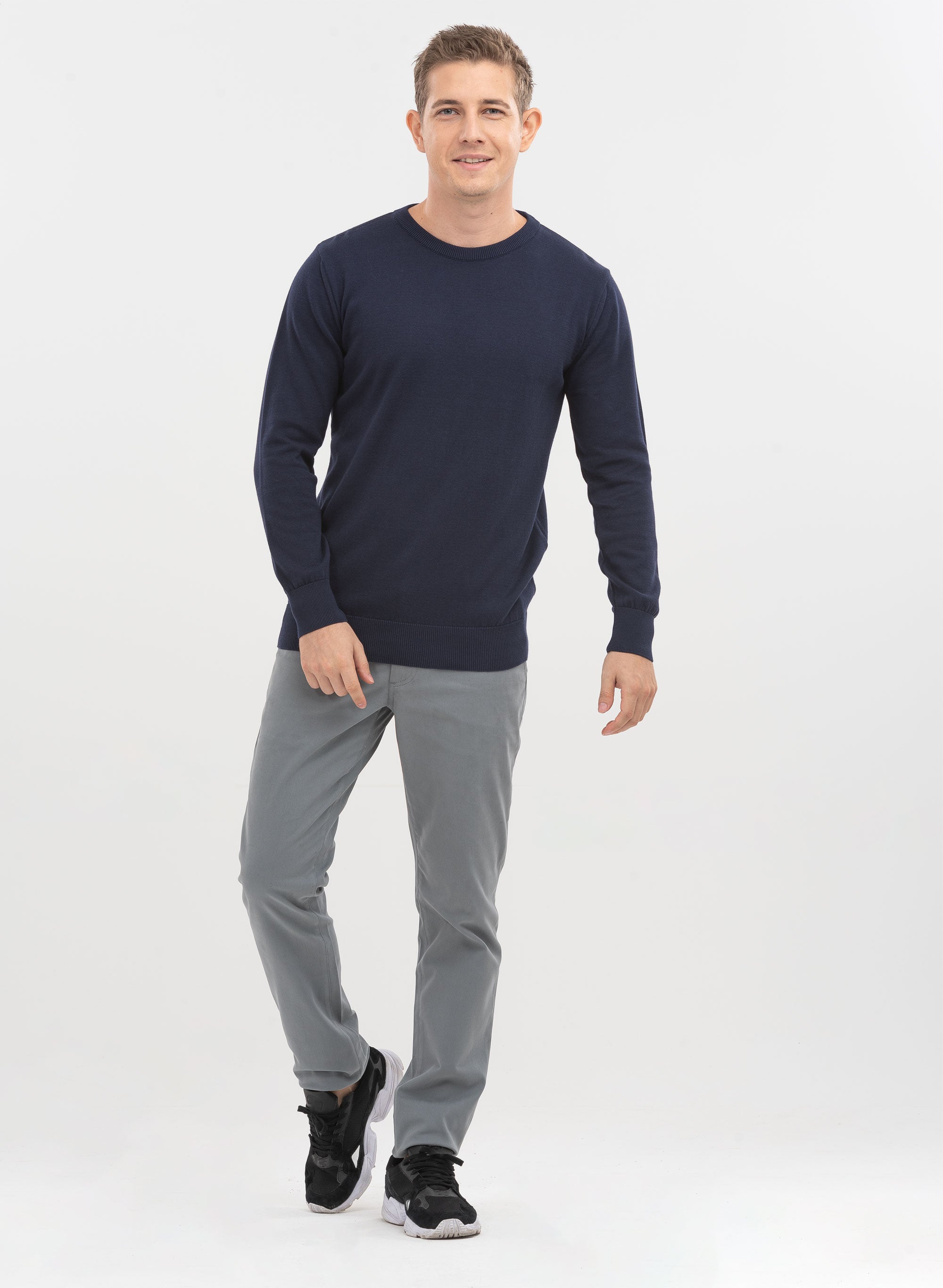 Sweater Organic Cotton Blue 2
