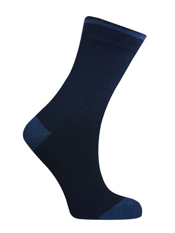 Socks Punchy Organic Cotton Navy Blue 1
