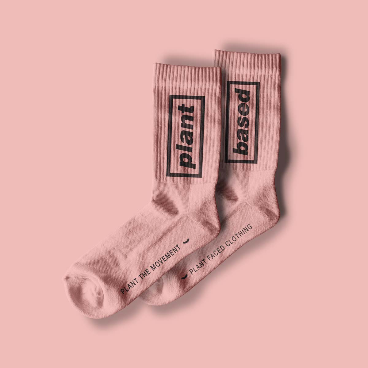 Socks Plant Faced Pink 2
