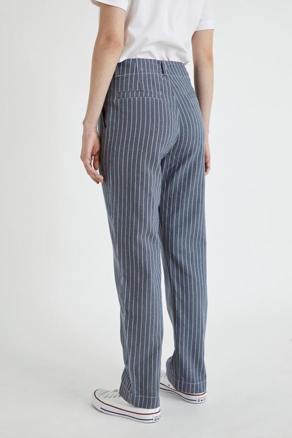 Striped Straight Pants 2