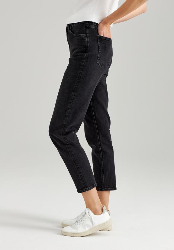 Jeans Mom Cropped Black 3