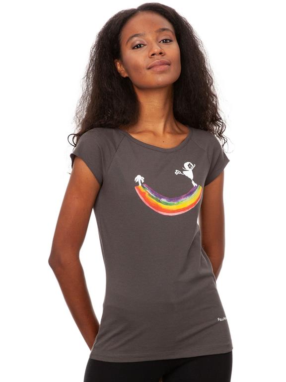 T-Shirt Regenbogen Grau 2