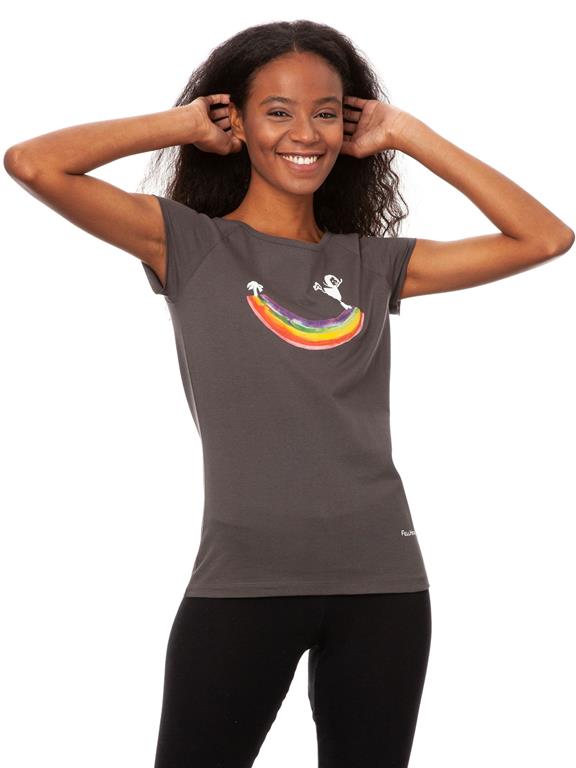 T-Shirt Regenbogen Grau 4