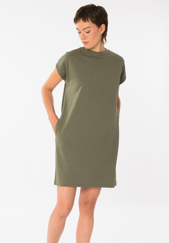 Shirt Dress Boxy Green 1