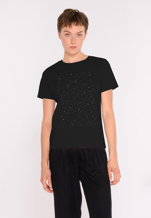 T-Shirt Nightsky Zwart 1