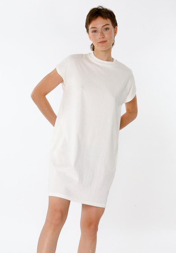 Boxy T-Shirt Dress Off White 1