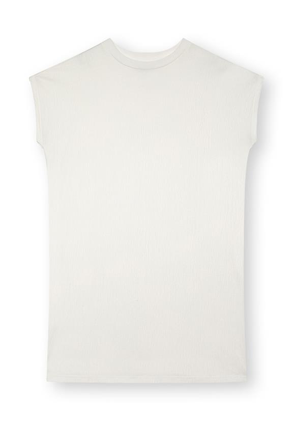 Boxy T-Shirt Dress Off White 2