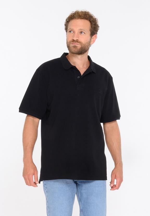 Polo Shirt Piqué Black 1