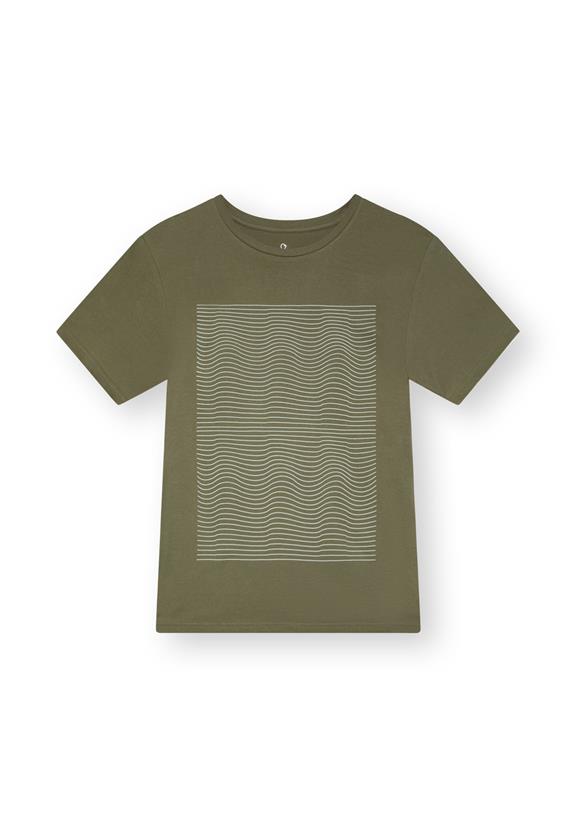 T-Shirt Waves Deep Lichen Green 2