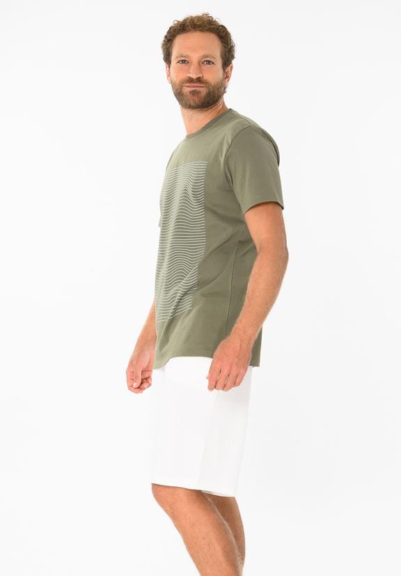 T-Shirt Waves Deep Lichen Green 3