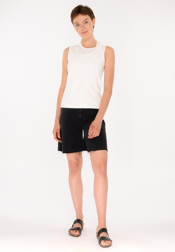 Doppellagiges Tanktop Off White 4