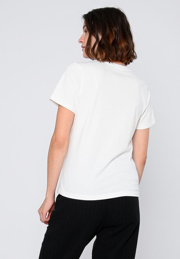 T-Shirt Coton Bio Blanc Cassé 3