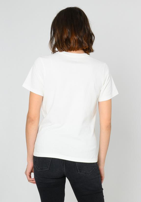T-Shirt Coton Bio Blanc Cassé 4