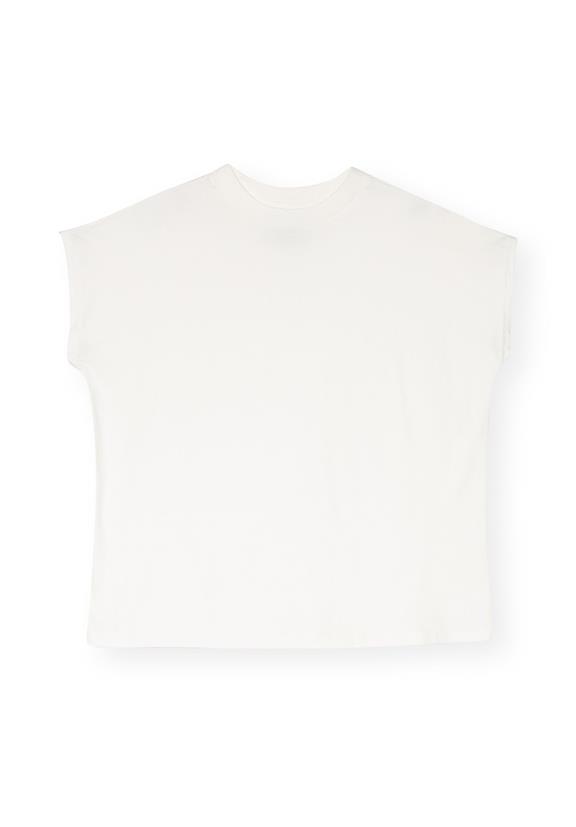 T-Shirt Boxy Coton Bio Blanc Cassé 2