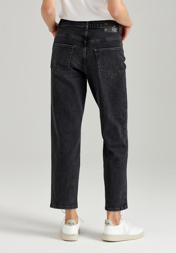 Straight Cropped Jeans Mid Grey 5