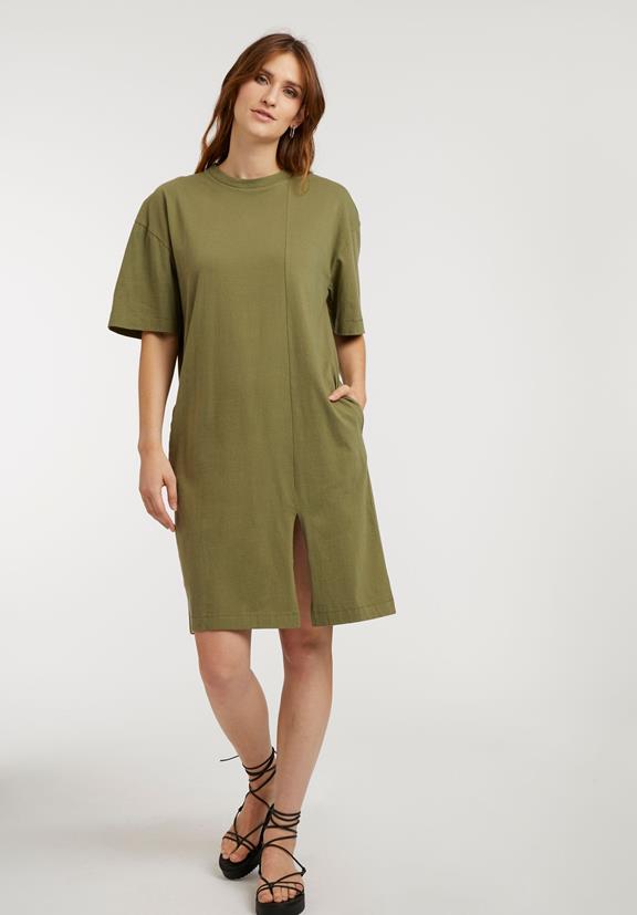T- Shirt Dress Cypress Green 2