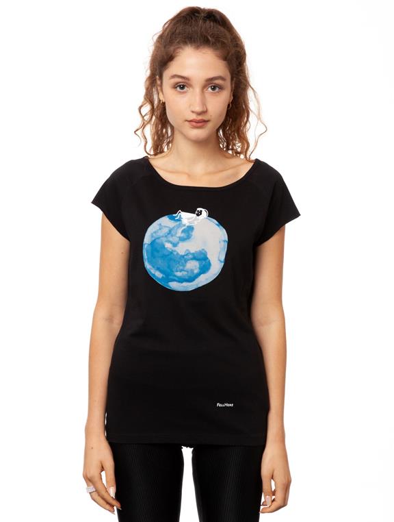 T-Shirt Moongirl Zwart 2