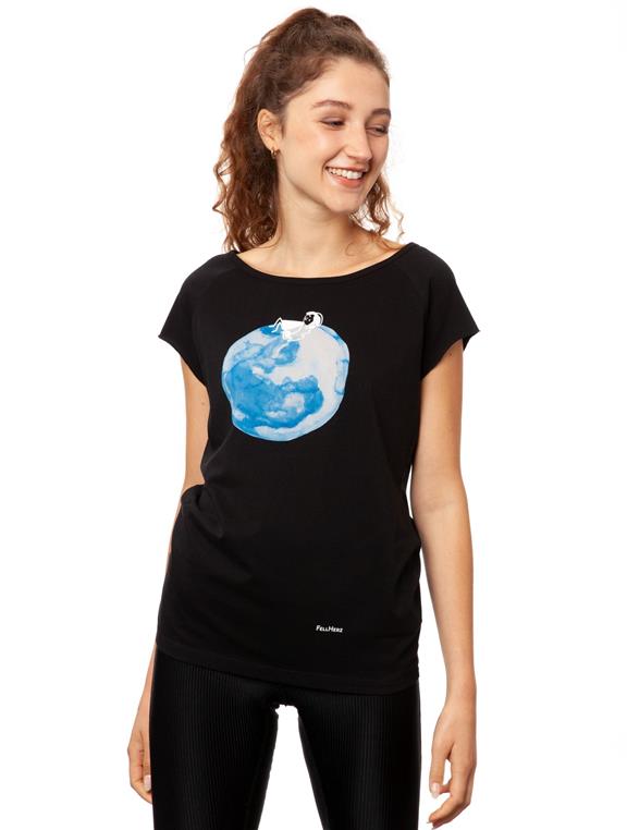 T-Shirt Moongirl Zwart 4