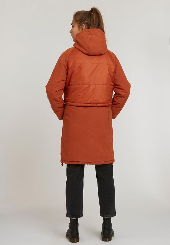 Vest Coat Waxed Orange 5