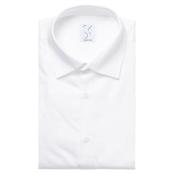Shirt Slim Fit Sleeve Length 7 Circular White 6