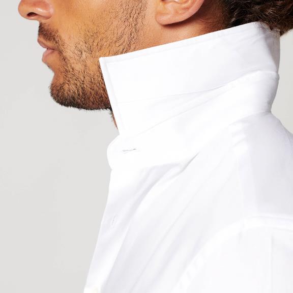 Shirt Slim Fit Sleeve Length 7 Circular White 9