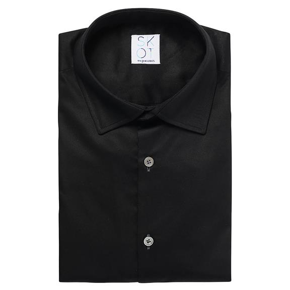 Overhemd Slim Fit Circulair Zwart 6