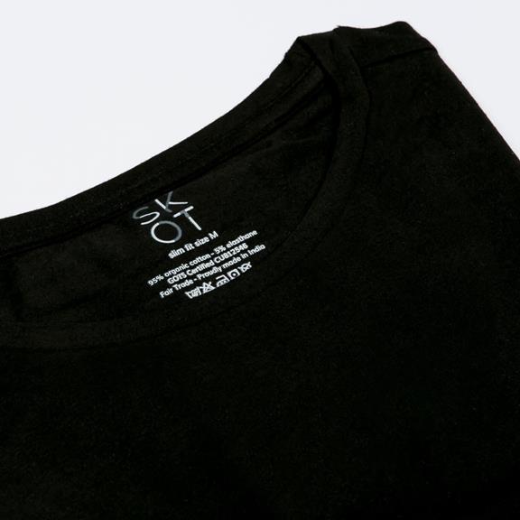 T-Shirt Round Neck 2-Pack Black 5