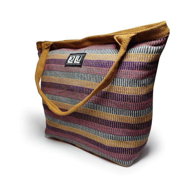 Kunga Tote Bag With Stripes 3