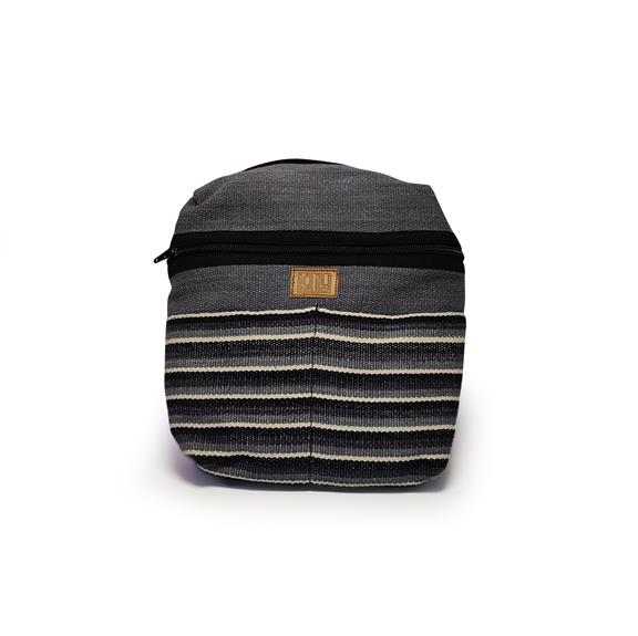 Alia Black & White Backpack | Organic Cotton 2
