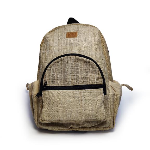 Raju Natural Backpack | Organic Hemp And Nettle 2