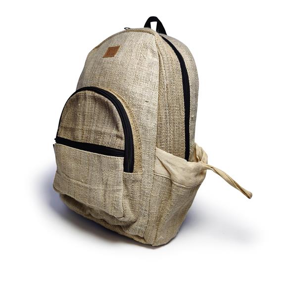 Raju Natural Backpack | Organic Hemp And Nettle 3