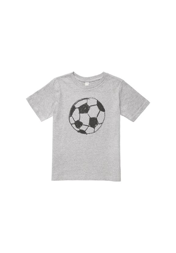 Kinder T-Shirt Voetbal Grijs 1
