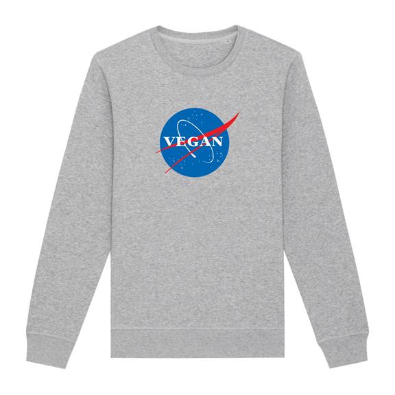 Sweatshirt Vegan Nasa Grey 1