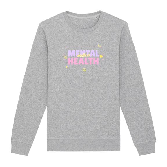 Sweatshirt Mental Health Matters Grey 1